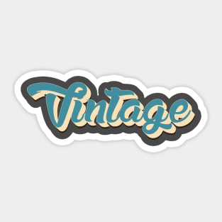 Text “vintage” Sticker